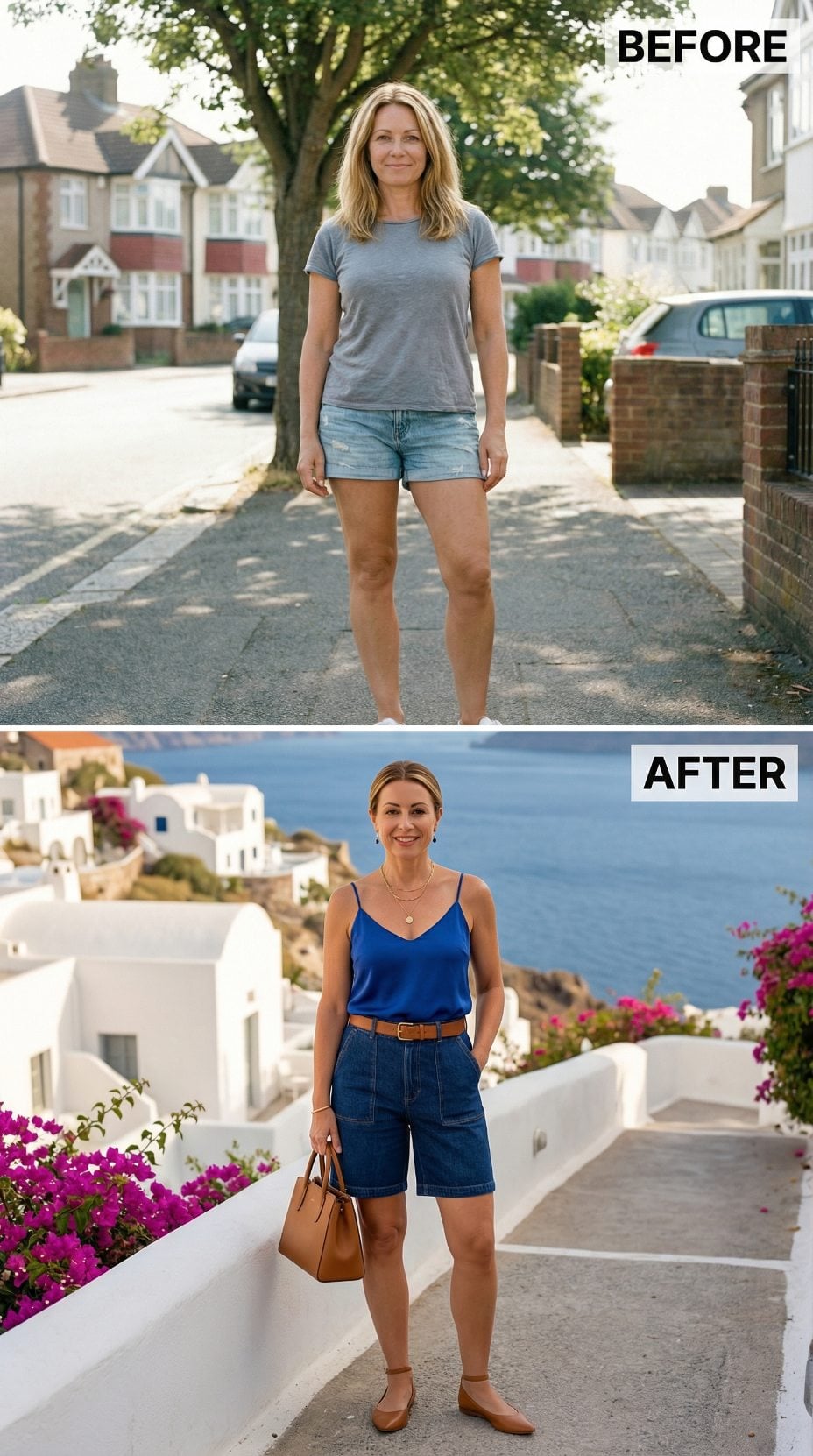 Royal Blue, a Brown Belt, and the Exact Moment Santorini Made Its Case