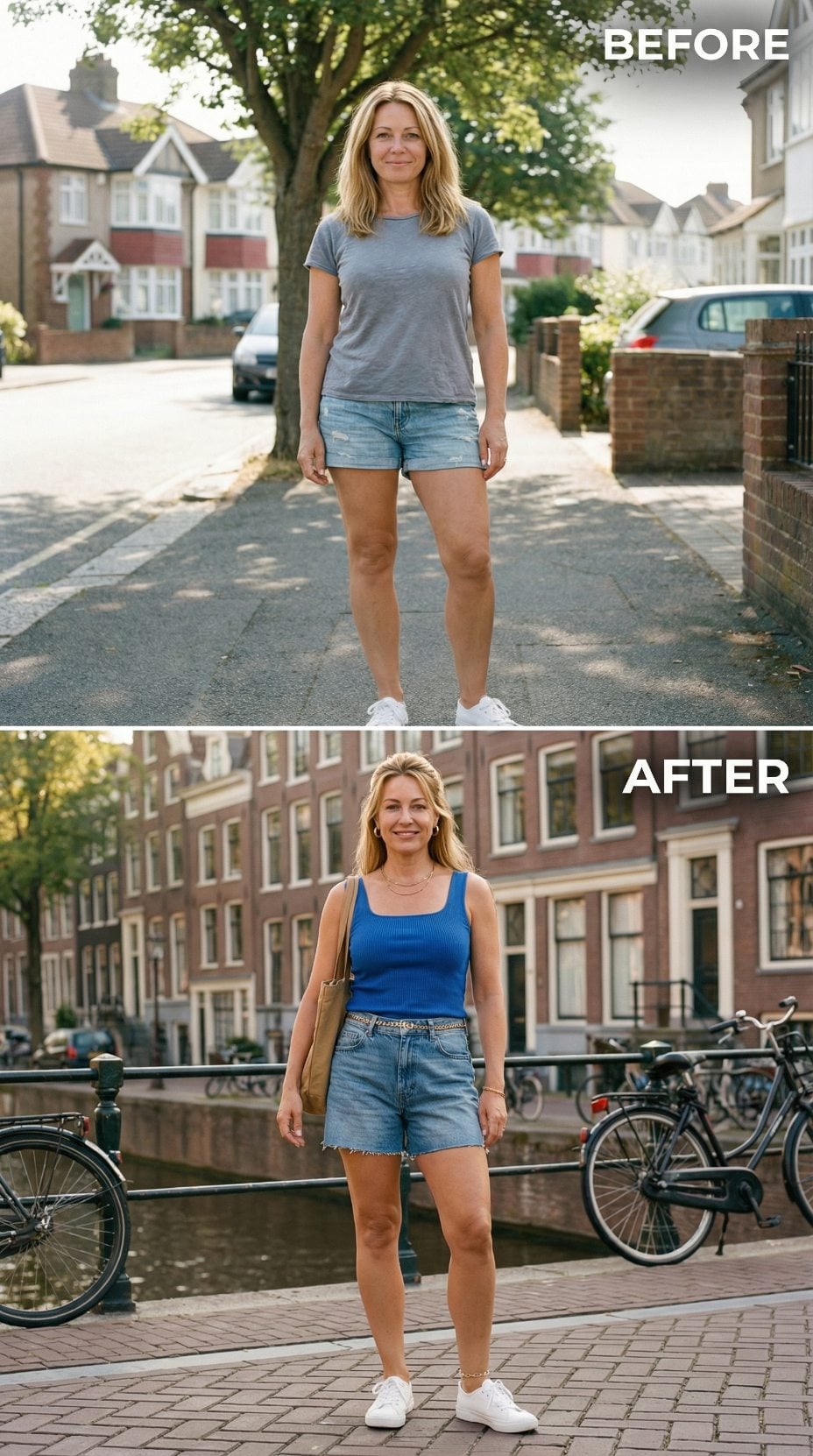Amsterdam Canal Light Just Solved the Outfit She'd Been Overthinking