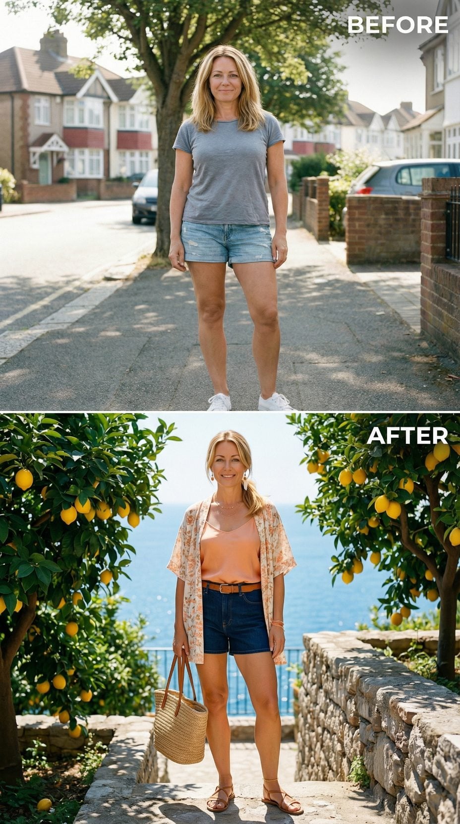 Lemon Grove Light, a Floral Kimono, and Denim Shorts That Stopped Apologizing