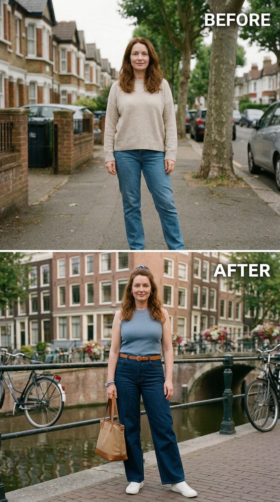 Cream Oversized Knit Out, Ribbed Sleeveless Top In — and the Proportions Finally Click