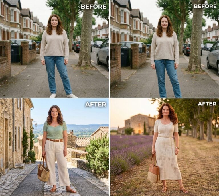 25 Summer Knitwear Before & After Makeovers for 43-Year-Old Woman — AI Shows Lightweight Knits Are the Secret to Effortless Warm-Weather Elegance