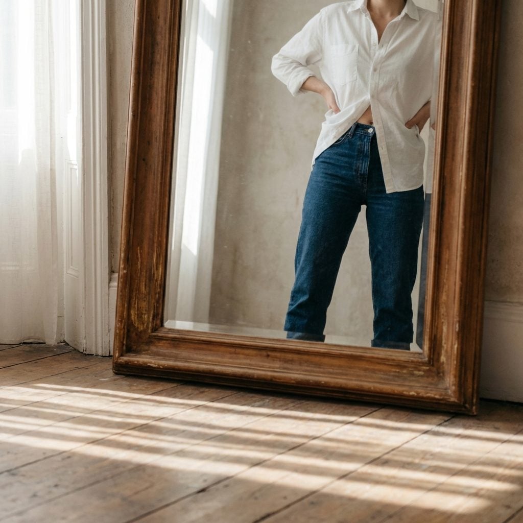 The Mirror Moment That Determines Whether You Feel Like Yourself All Day