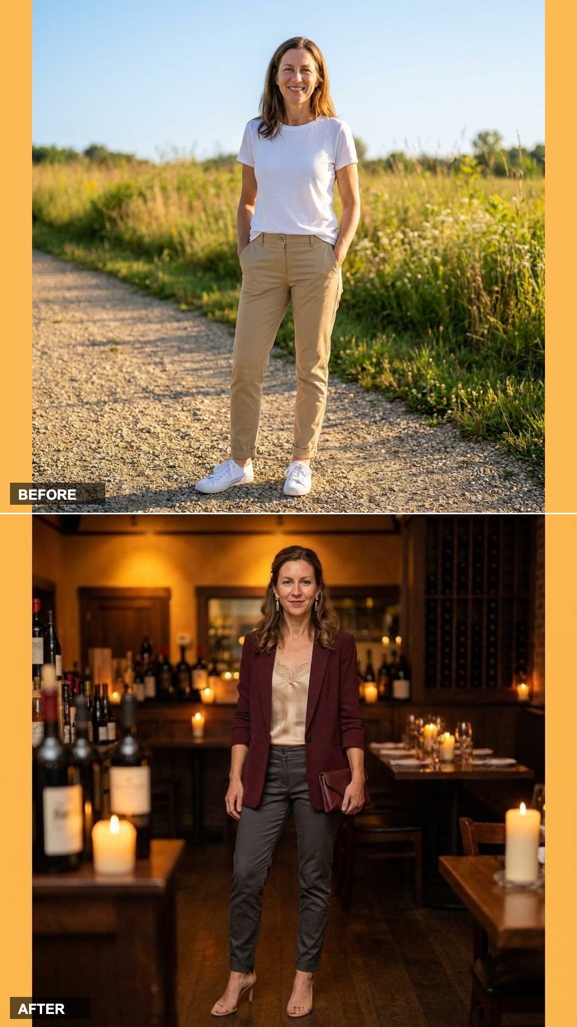 The Soft Blazer and Silk Cami Combination That Owns a Dinner Table