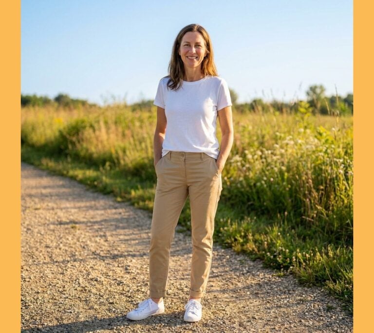 45 Year Old Woman Thought Chinos Were “Not for Her” this Summer. AI Proved Her Wrong with These 29 Before & Afters