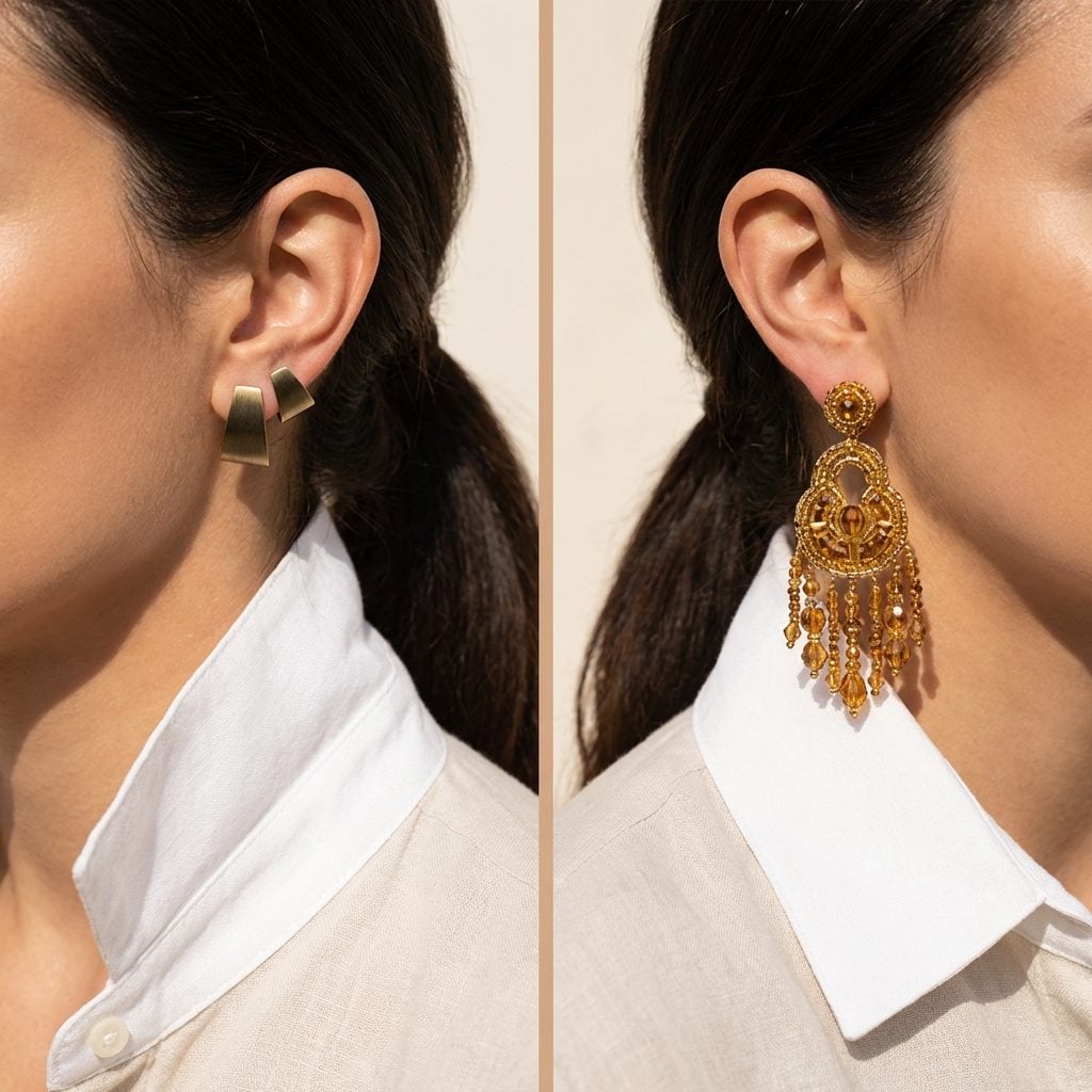 The One Earring Choice That Reads as Self-Awareness, and the One That Reads as Its Absence