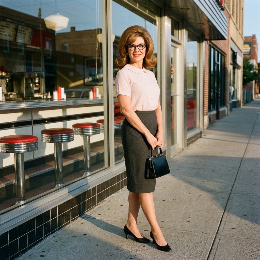 The Honey-Brown Flip With Cat-Eye Glasses: Late '50s Cool in One Very Specific Package