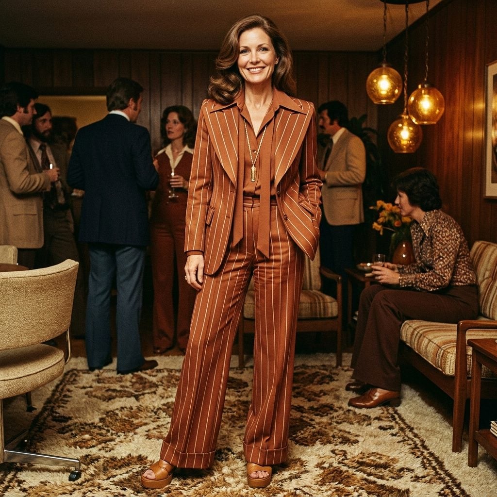 The Polyester Three-Piece Set With Lapels That Could Block Sunlight