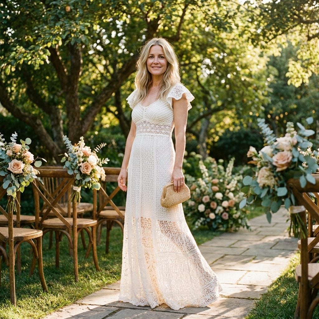 The Guest Who Showed Up in a White Crocheted Maxi Dress and Somehow Thought That Was Fine