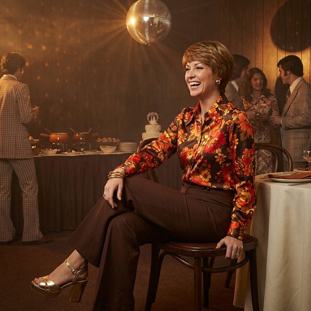 The Butterfly-Collar Shirt in a Floral Print So Loud It Registered on Seismographs