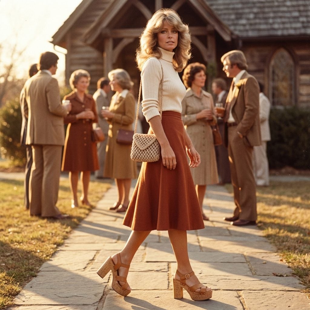 Wooden Platform Clogs That Announced Your Arrival on Every Hard Surface Within a Quarter Mile