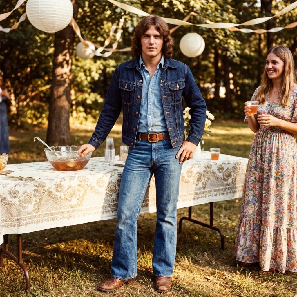 The Denim-on-Denim-on-Denim Situation That Someone's Boyfriend Wore Like It Was a Three-Piece Suit