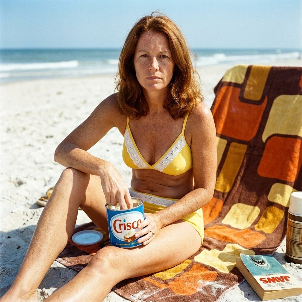 Crisco Straight From the Can, The Most Unhinged Suncare Routine of Our Lifetime