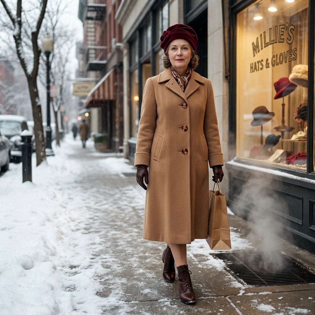 The Velvet Winter Hat That Made Cold Weather Feel Like a Gift