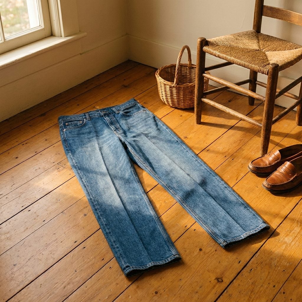Your Jeans Have a Pressed Crease Down the Front Like You're Wearing Dress Pants to a Picnic