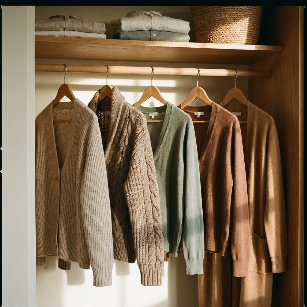 Your Cardigan Collection Could Be Its Own Mood Board for the Color 'Beige Adjacent'