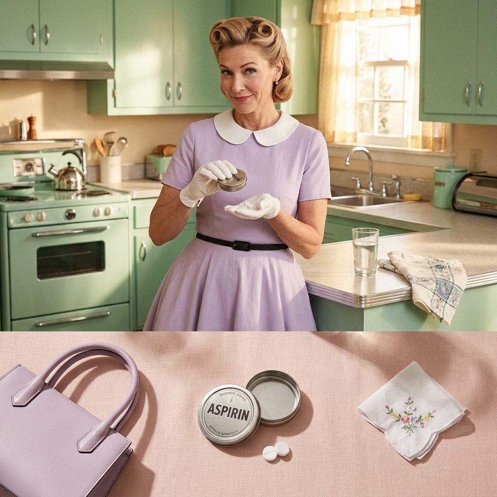 The Small Metal Aspirin Tin That Rattled Quietly at the Bottom of Every Handbag Like a Little Shaker