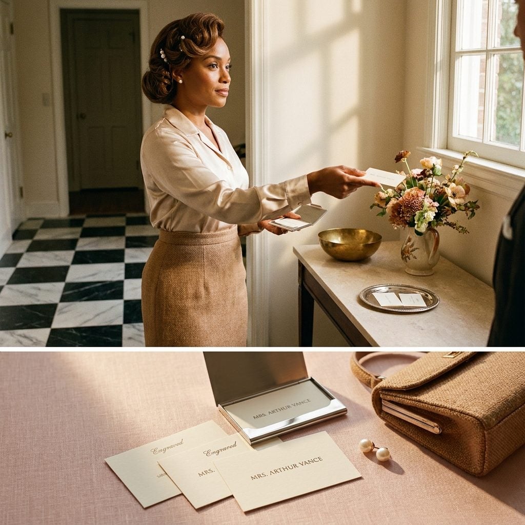 Calling Cards With Your Name Engraved on Them, Because Scribbling Your Phone Number on a Napkin Was Beneath You