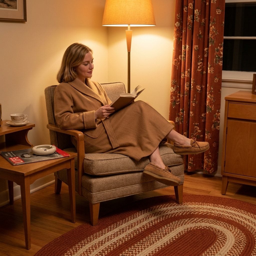 Soft Moccasin Slippers for the Hours When the Day Was Finally, Blissfully Over