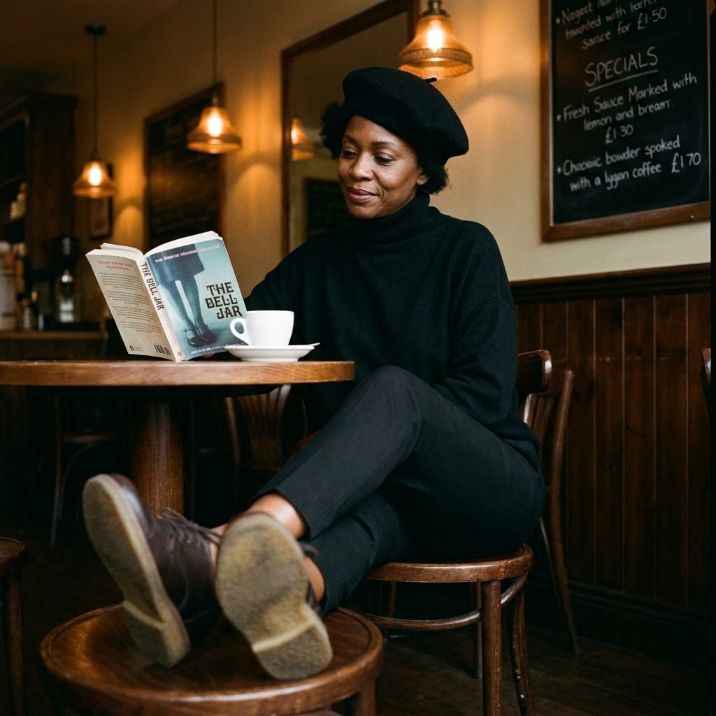 Crepe-Soled Shoes, Worn by Every Woman Who Owned a Beret and Had Opinions About It