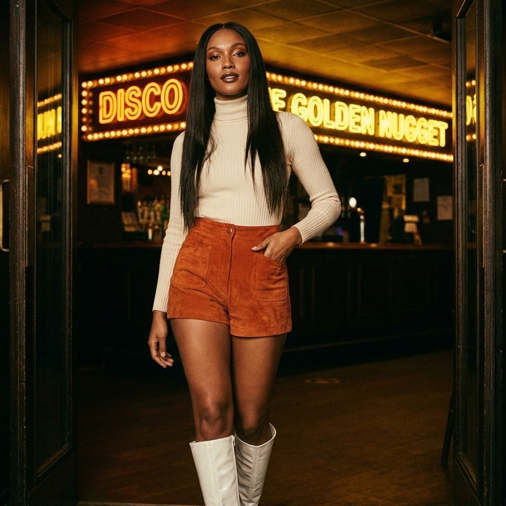 Hot Pants and Knee-High Vinyl Boots for a Completely Normal Tuesday Night Out