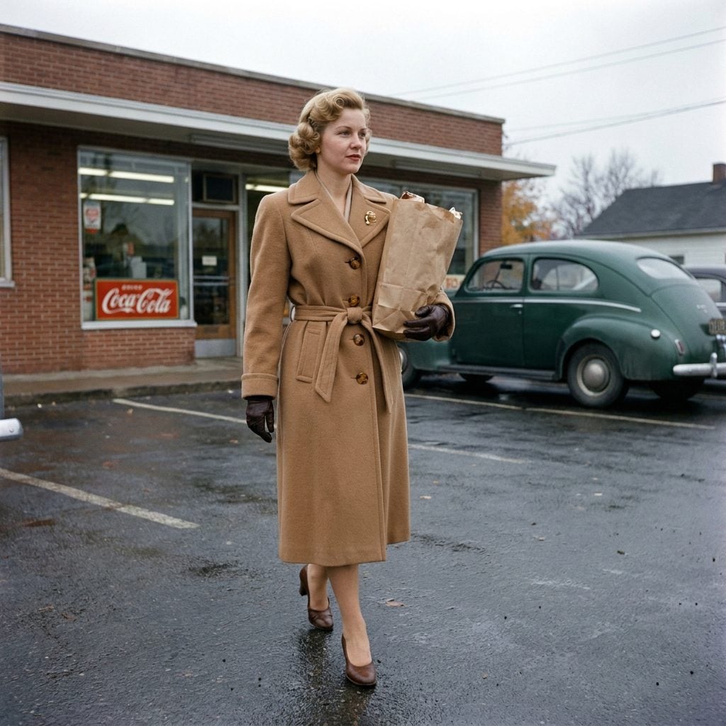Tailored Wool Coats That Made a Trip to the A&P Look Like a Foreign Film