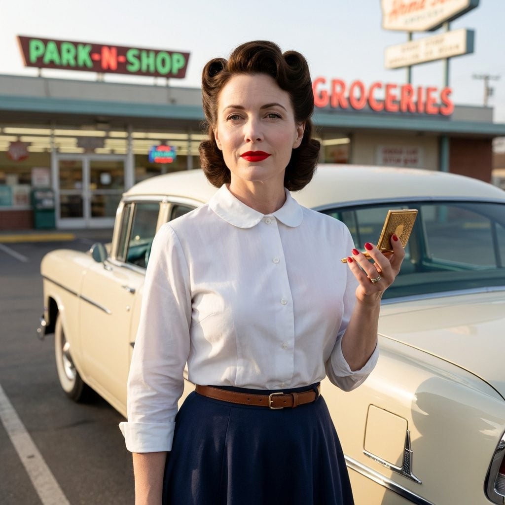 Red Lipstick at 9 A.M. on a Tuesday, Because That Was Just What You Did