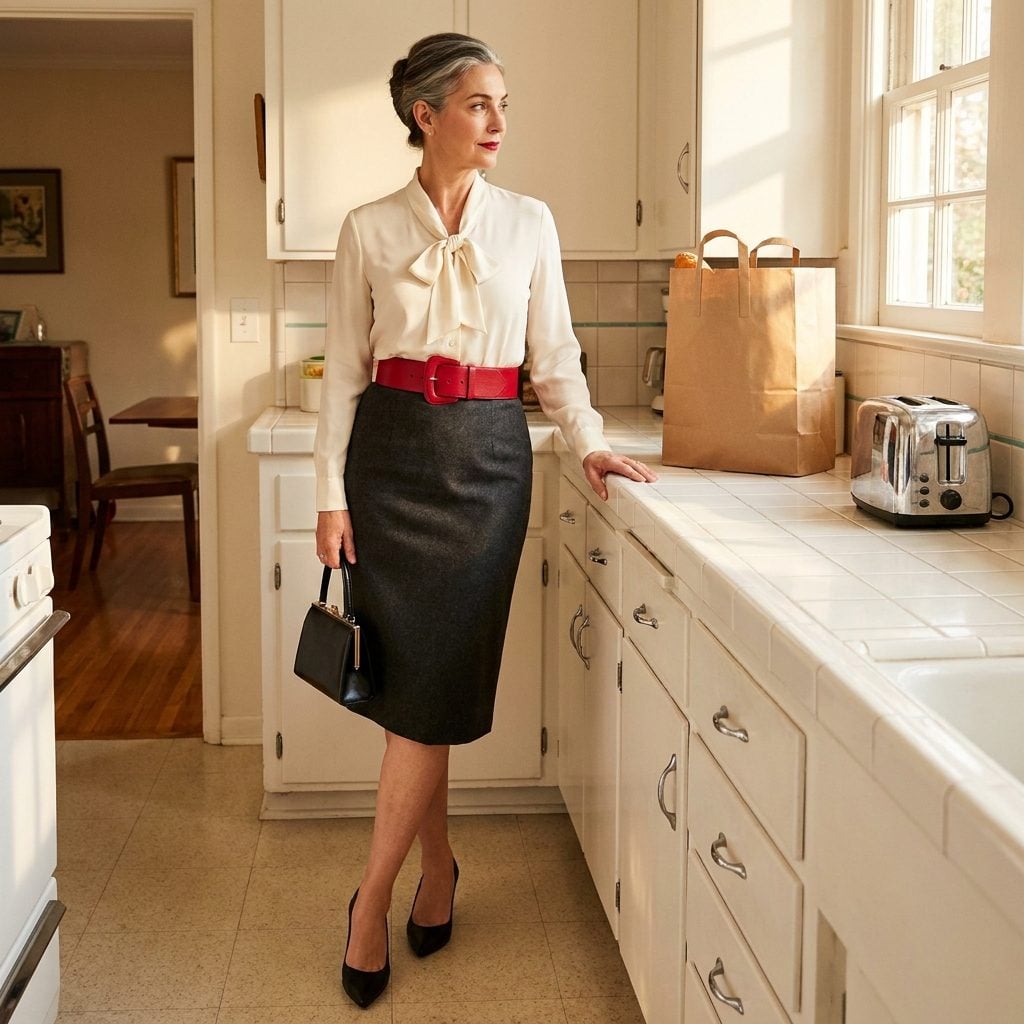 A Leather Belt Cinched So Tight It Doubled as a Corset