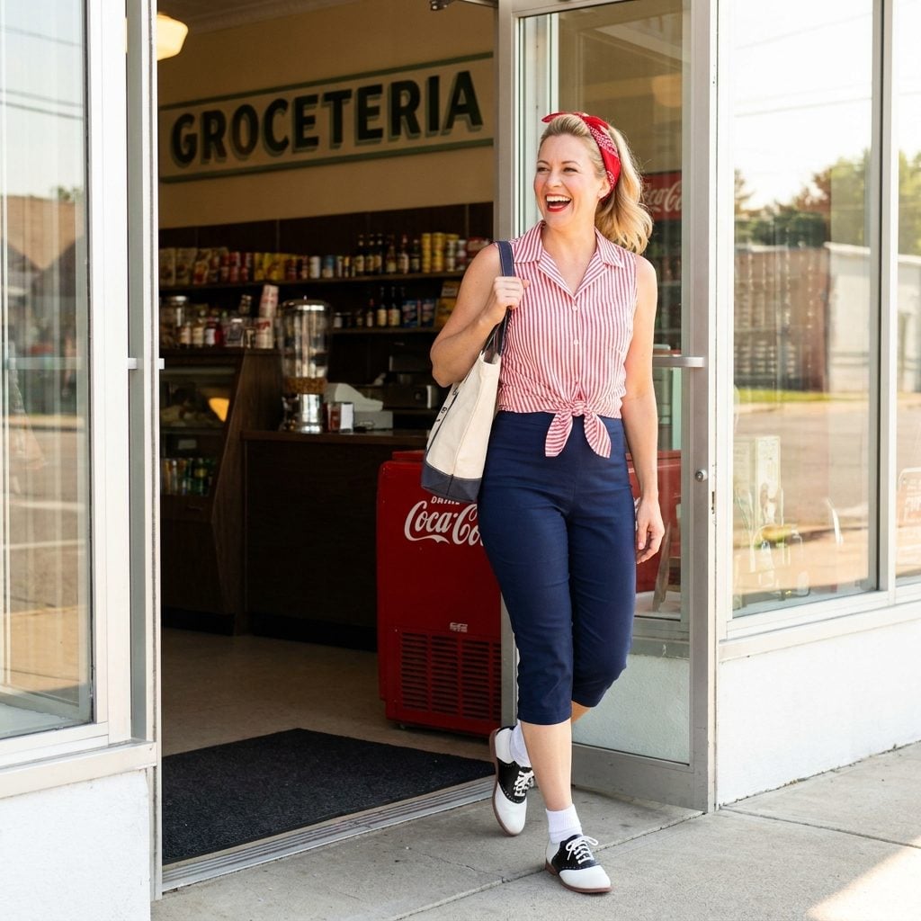 Saddle Shoes for the Younger Wives Running Casual Errands