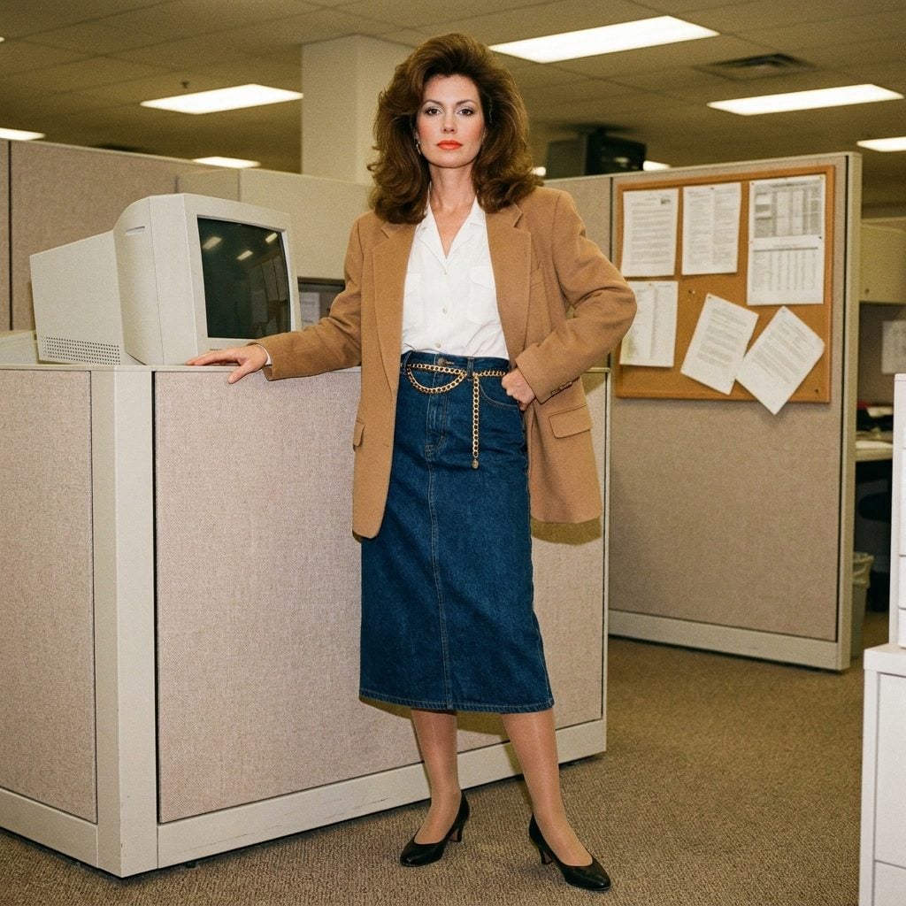 The Denim Skirt You Wore to a Board Meeting Like It Was Totally Fine
