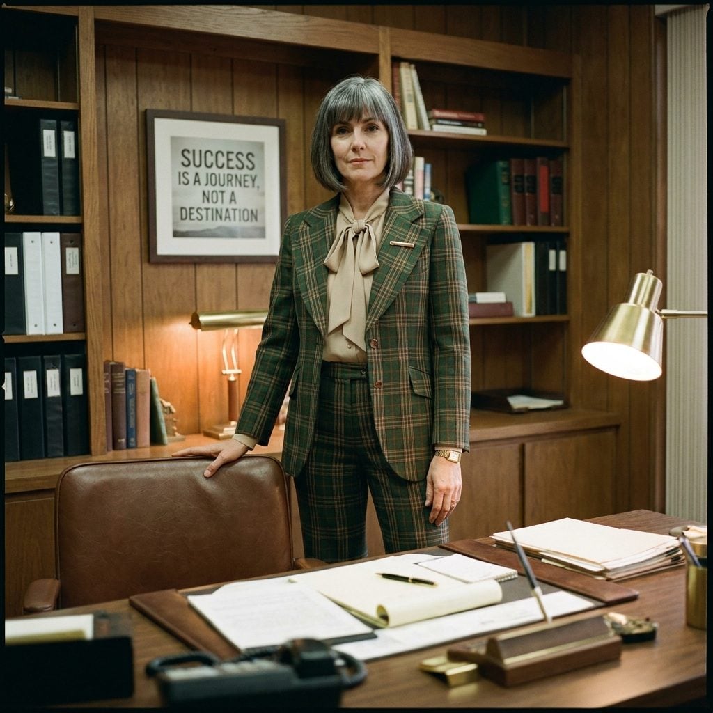 The Forest Plaid Pantsuit With the Matching Vest, a.k.a. Three Pieces of Polyester That Made You Invincible
