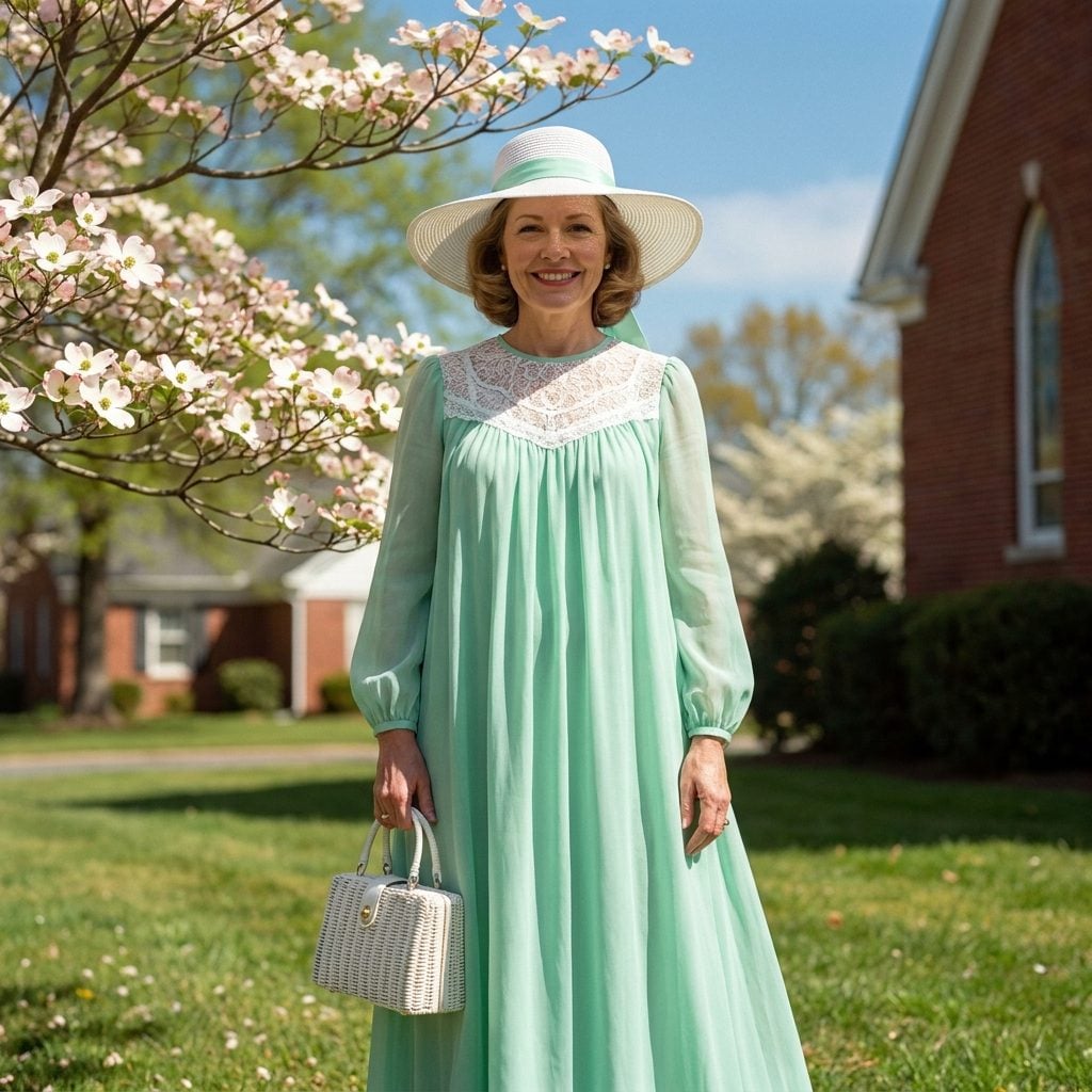 Mint Green and White Wicker on a Warm Sunday, the One That Looked Like Happiness