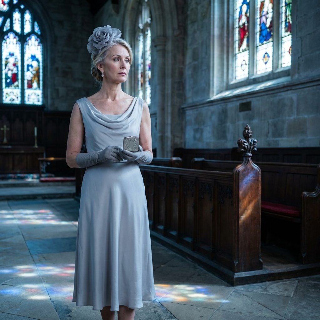 The Pearl Grey Silk Dress Belonging to a Woman Who Understood Restraint