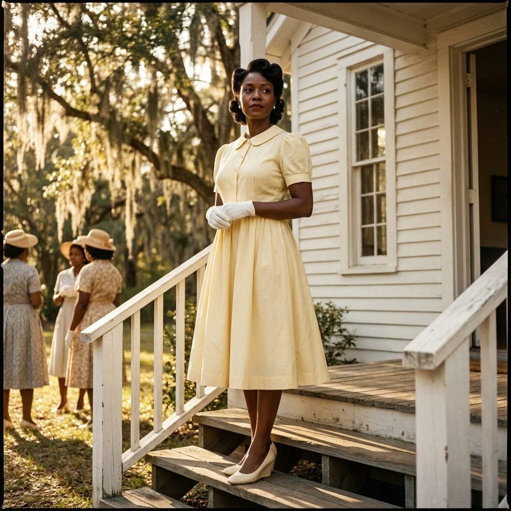 The Pale Yellow Cotton Dress That Said 'I Dressed for God and Everyone Watching'