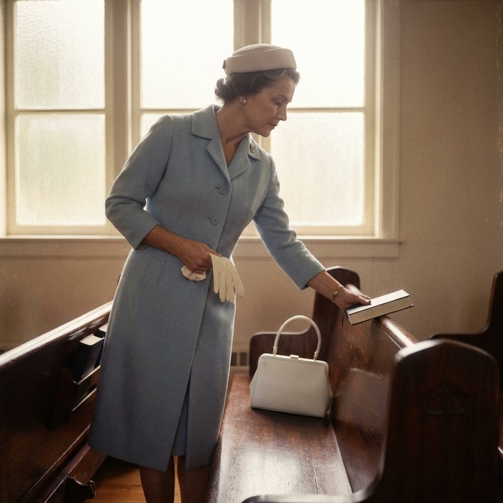 The Powder Blue Coatdress With the Covered Buttons That Meant Business (Church Business)