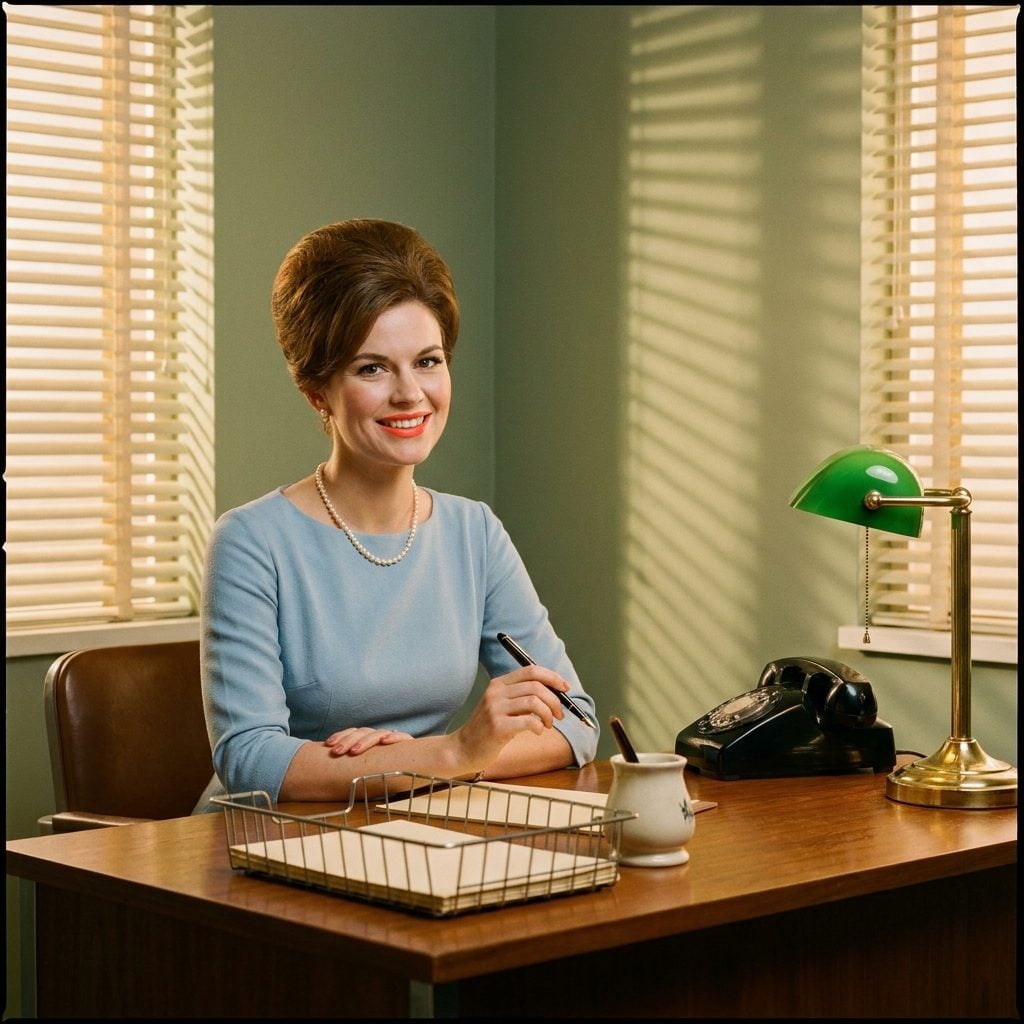 The Powder Blue Sheath Dress She Wore Every Single Tuesday