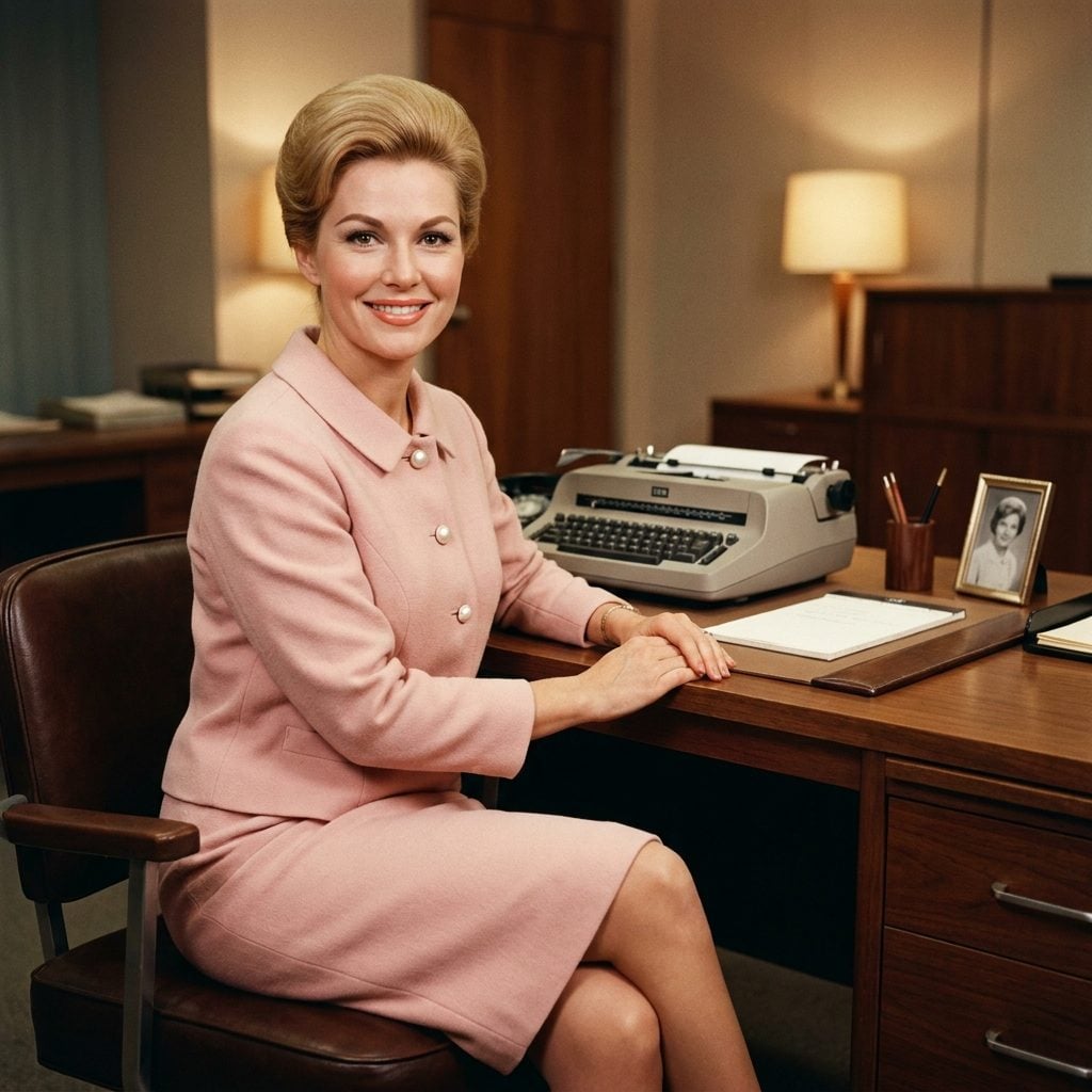 The Pink Skirt Suit With Pearl Buttons That Every Secretary Saved Up Three Paychecks to Buy