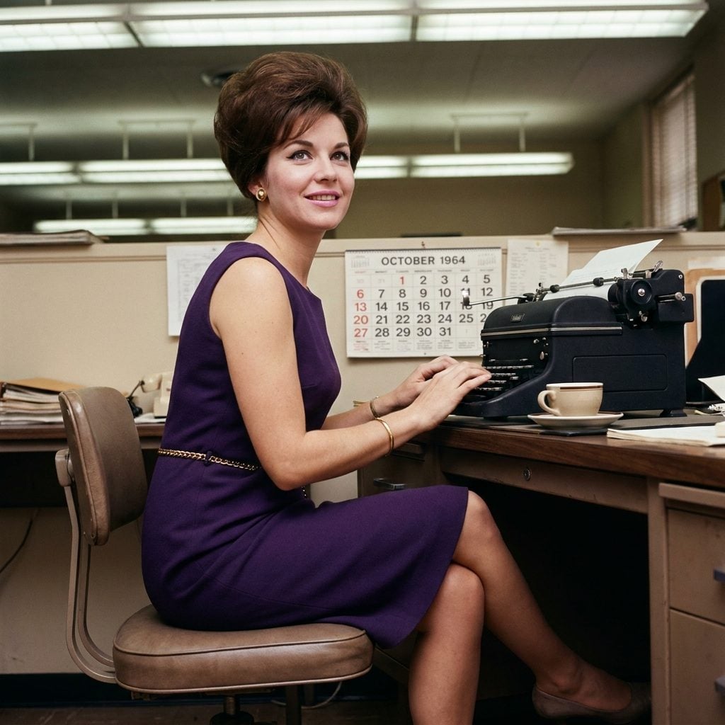 The Deep Purple Sheath Dress With the Chain Belt That Meant You'd Watched Too Much Jackie Kennedy