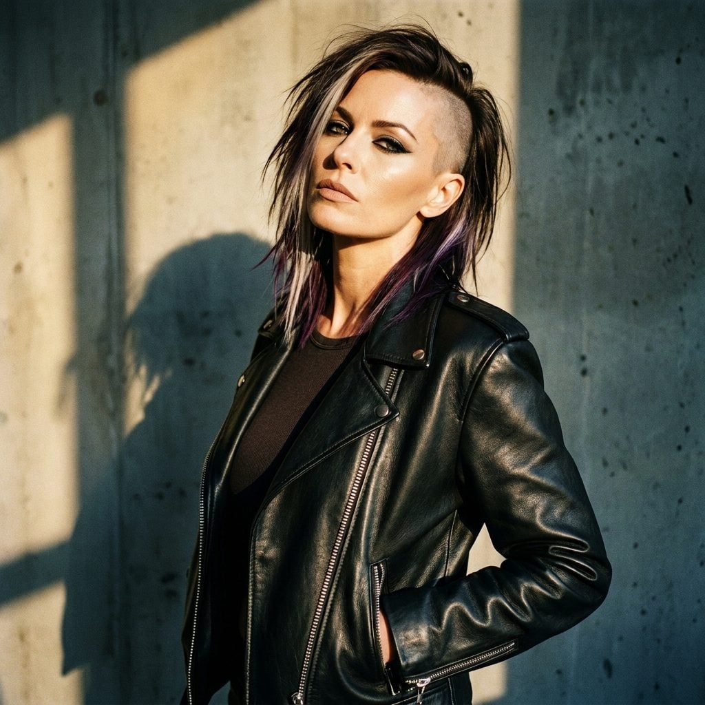 The Punk Asymmetric: One Side Shaved, One Side Dangerous