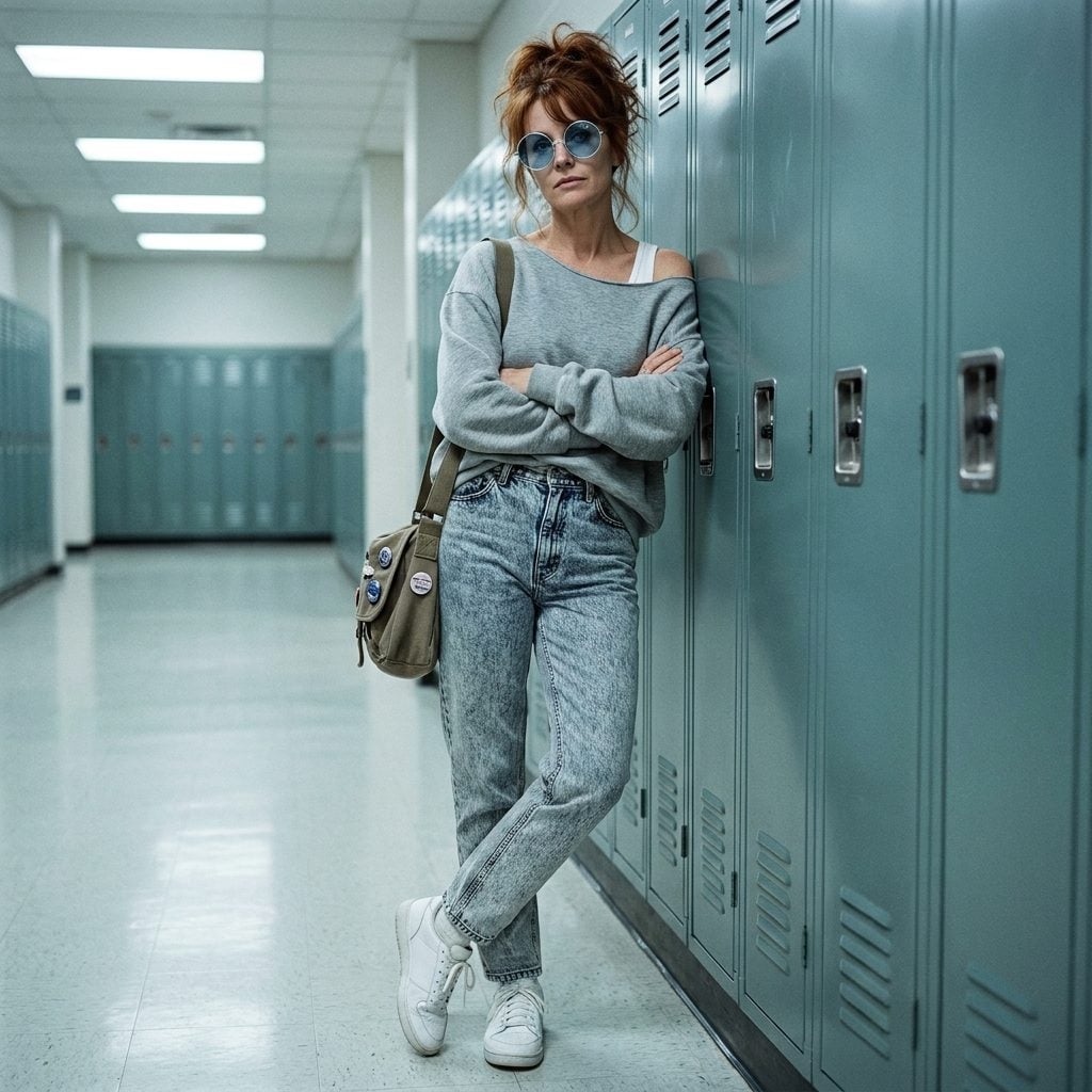 Blue-Tinted Fashion Sunglasses Straight Out of a John Hughes Film You Weren't In