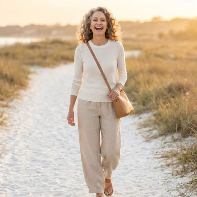 This is the Ultimate 17-Piece Summer Capsule Wardrobe for Women 40+ Who Want an Elegant Quiet Luxury in Under 5 Minutes Every Morning