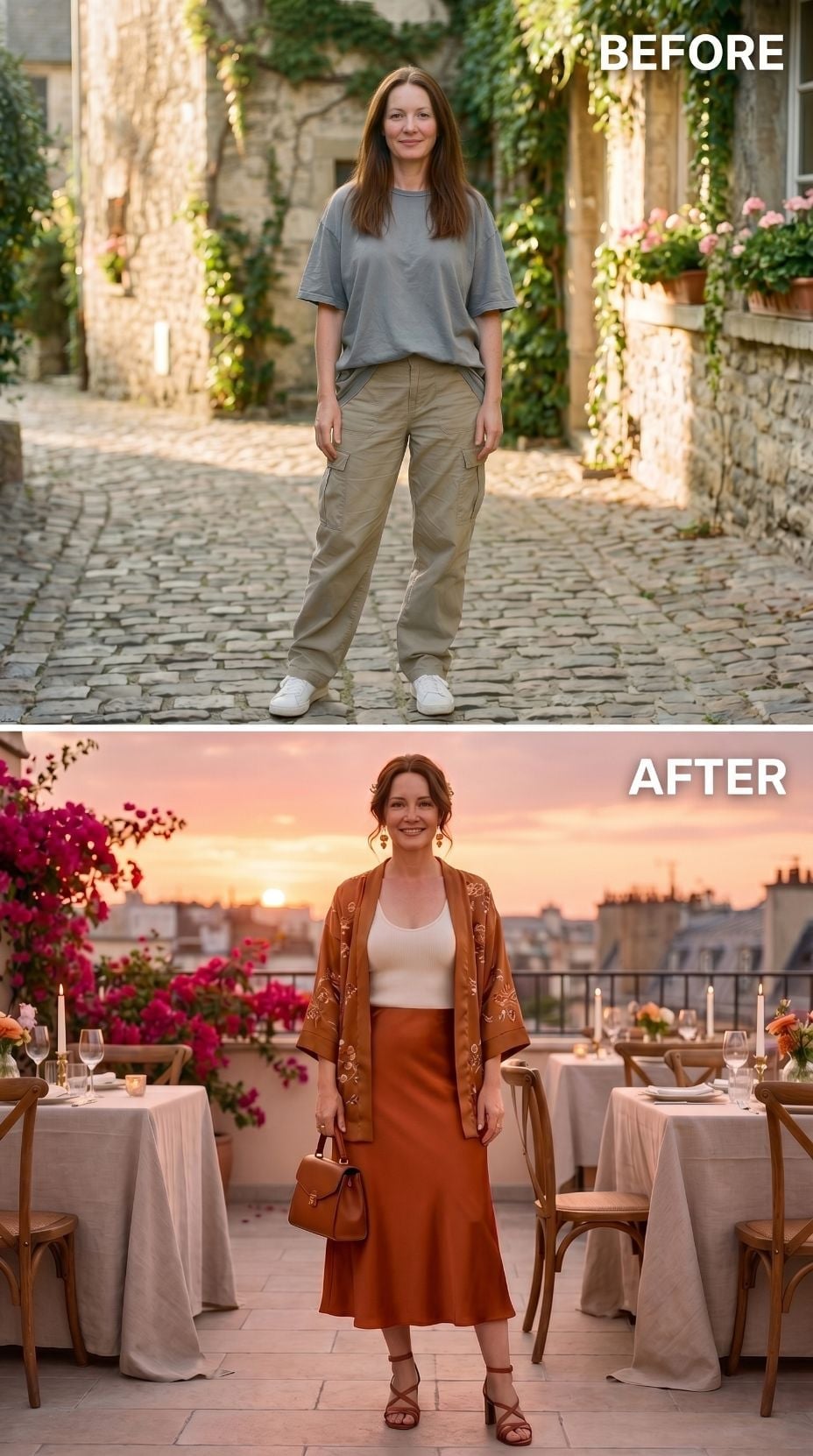 Cargo Pants to Rooftop Dinner: One Outfit Swap That Changes Everything