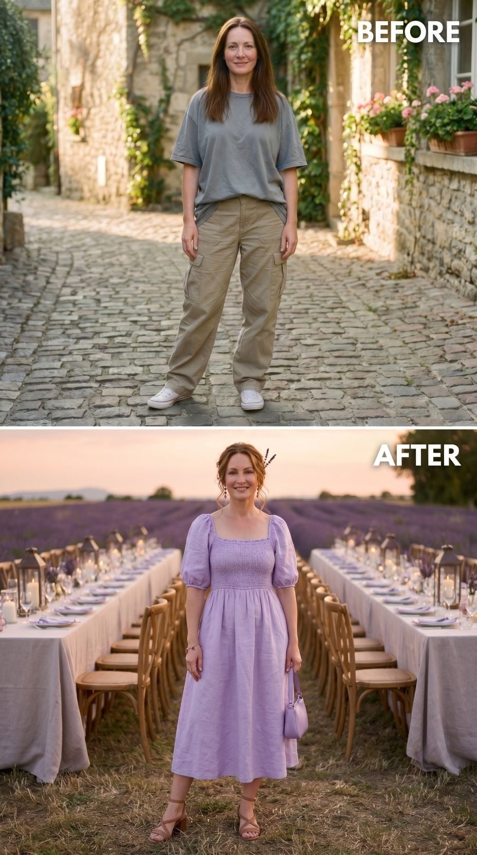 Lavender Linen, a Lavender Field, and What Happened When Comfort Stopped Hiding
