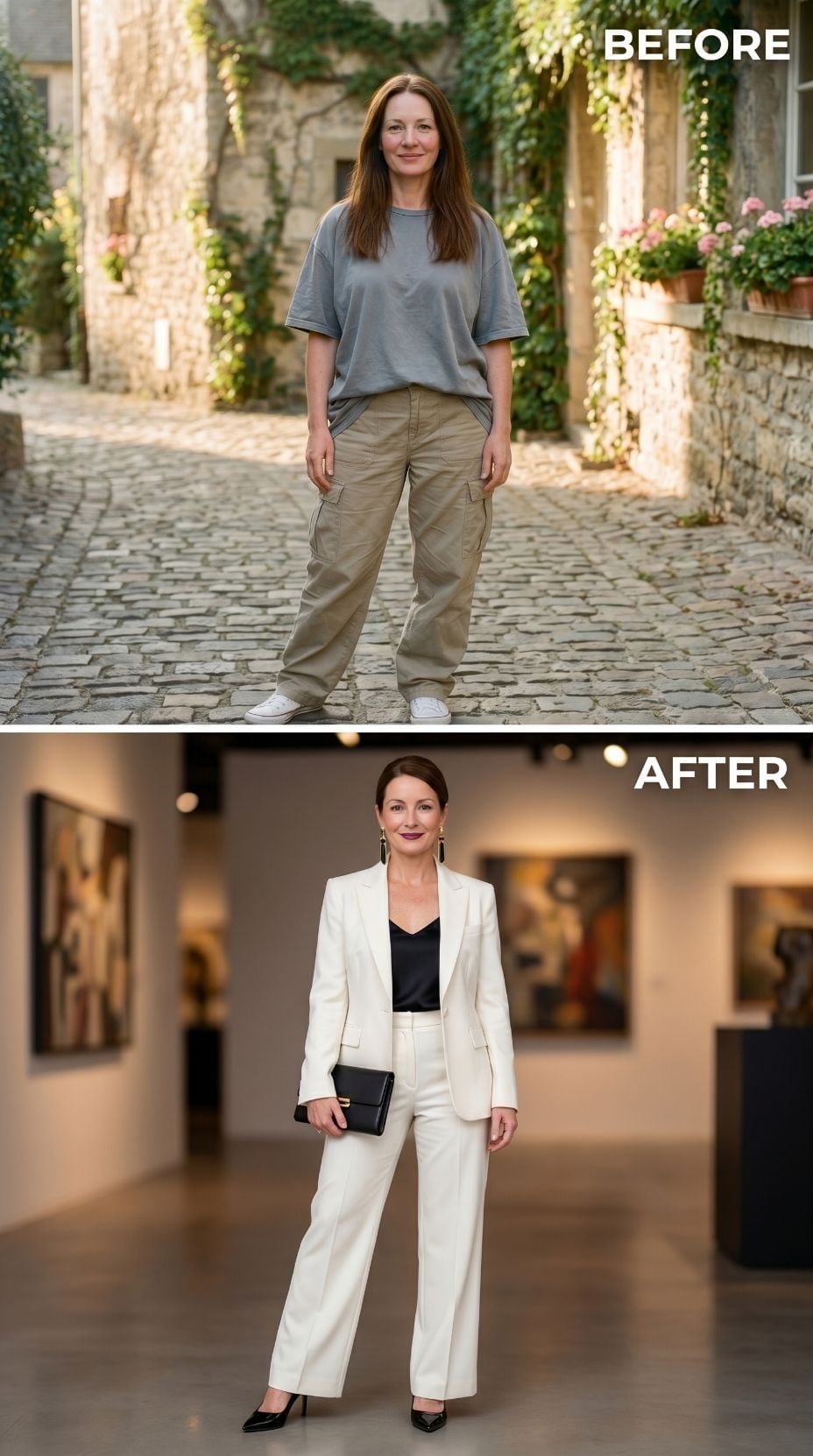 White Suit, Art Gallery, and the Confidence That Was There All Along