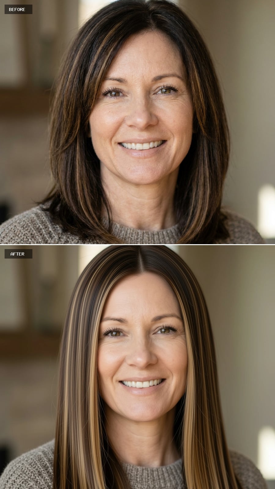 Long, Straight, and Heavily Highlighted: How Extra Length Rebalances Everything