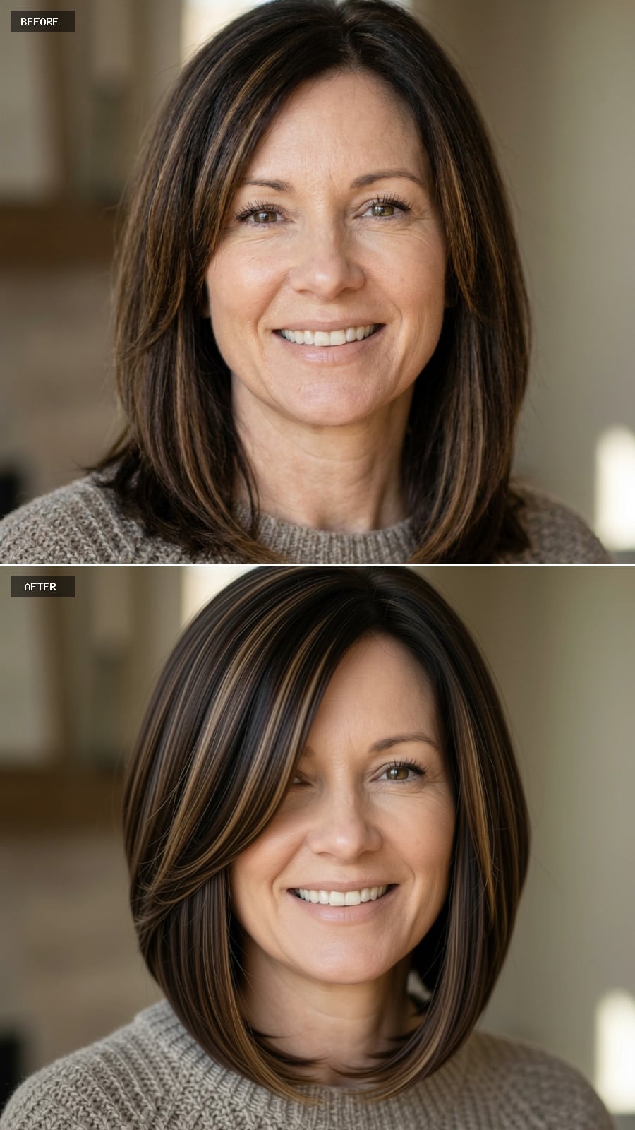 Shorter Bob, Deeper Base, and What Louder Highlights Do to a Rounder Face