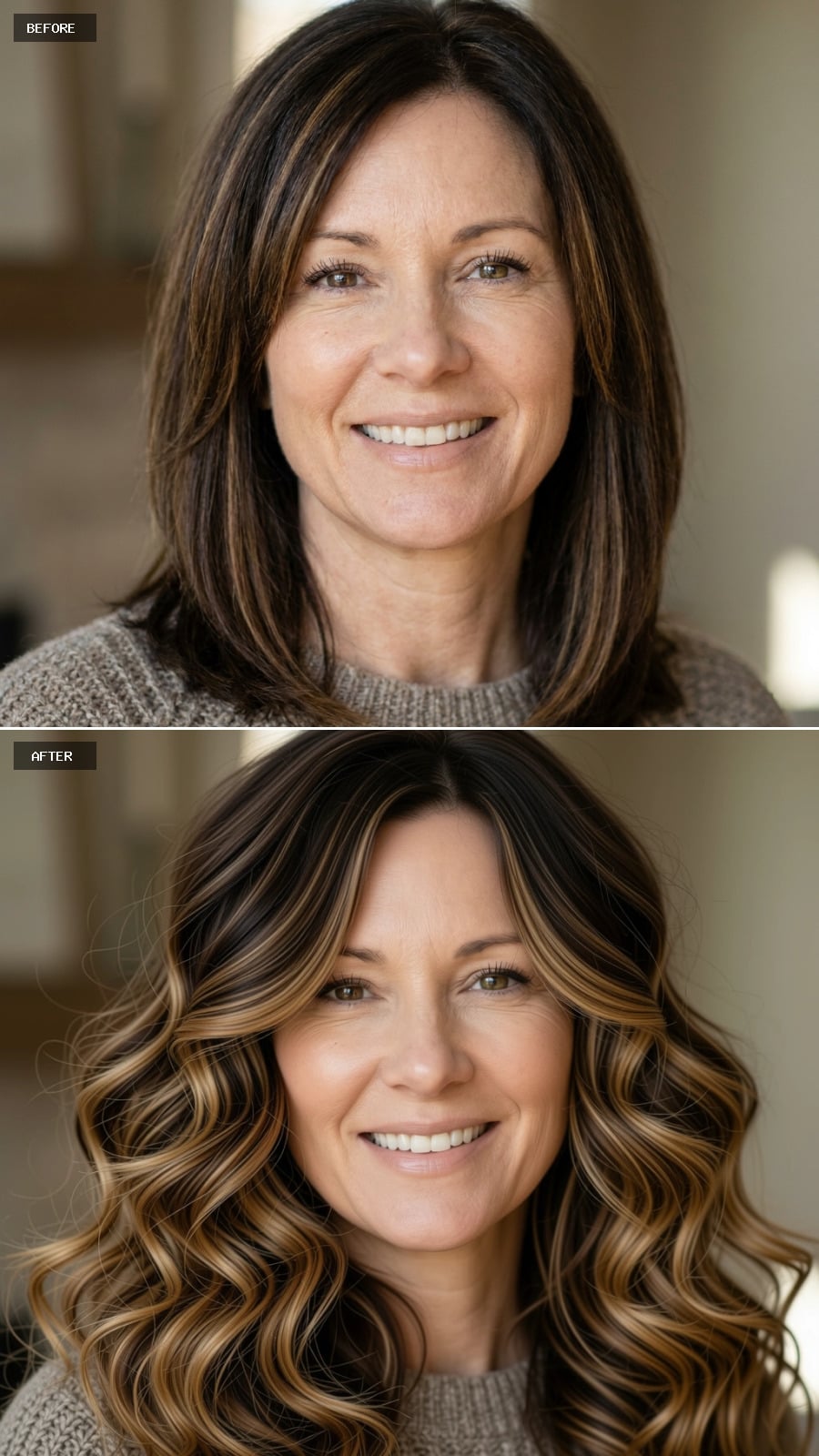 Curls, a Darker Root, and What Happens When Highlights Finally Have Volume to Travel Through