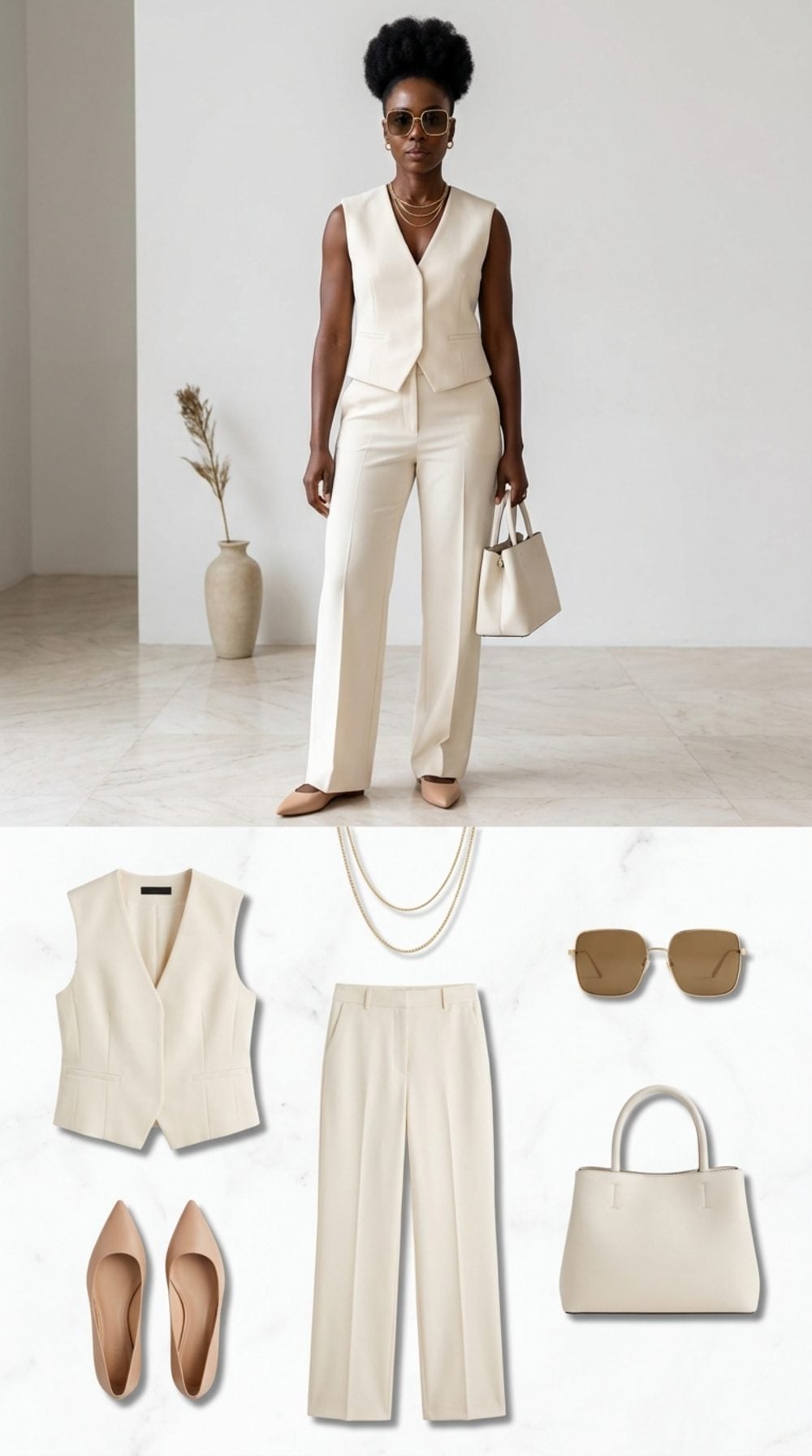 The Cream Matching Set That Makes Getting Dressed Feel Like a Decision You've Already Made