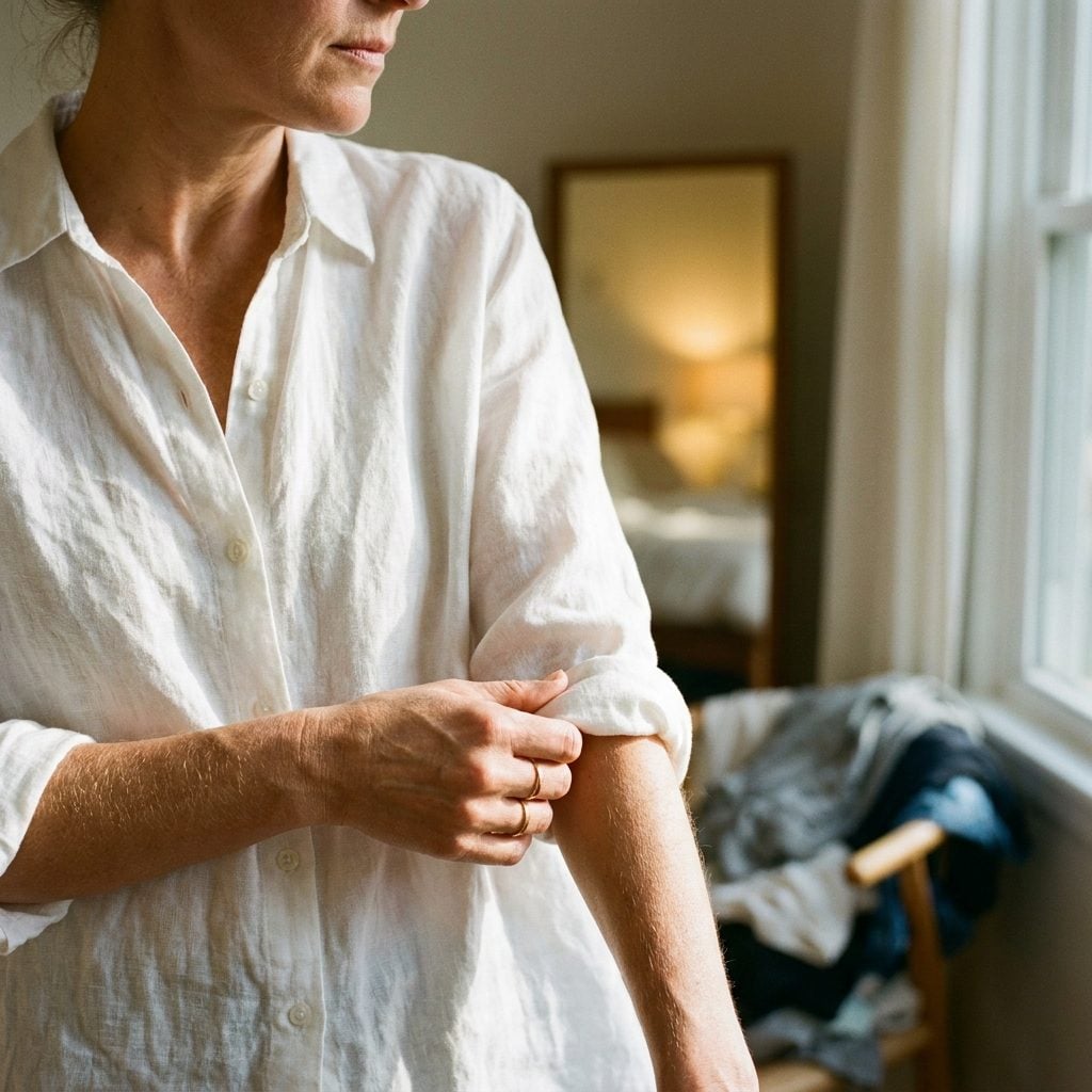 The Specific Body Part Most Women Over 40 Try to Hide First (and the Psychological Cost of Covering It in July)