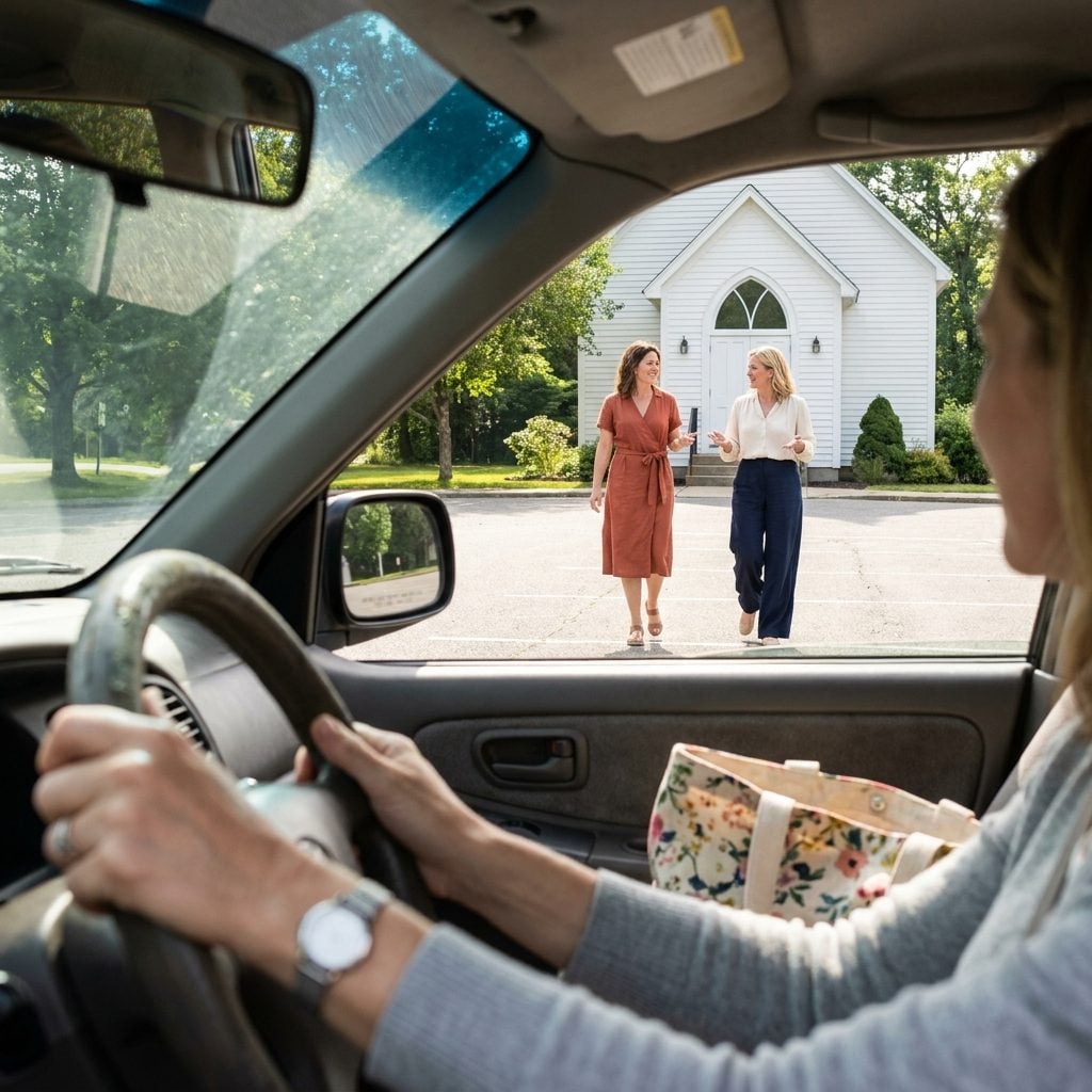 The Social Comparison Trap That Activates the Moment You Pull Into the Parking Lot