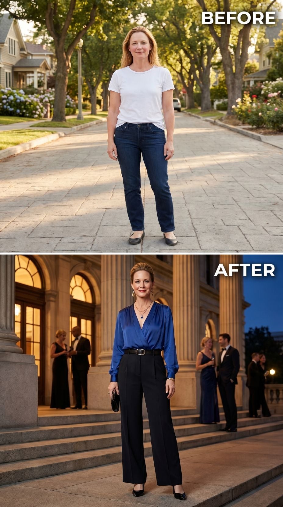 From Sidewalk to Staircase: One Outfit Swap That Changes Everything